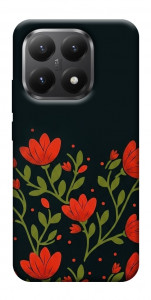Чехол Червоний цвіт для Xiaomi 15T