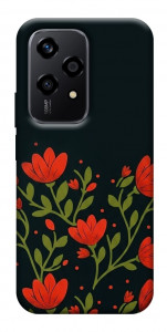 Чохол Червоний цвіт для Huawei Honor 200 Lite