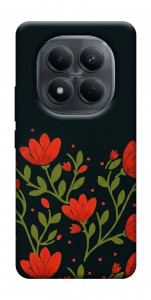Чехол Червоний цвіт для Xiaomi Redmi Note 15 4G (EU)