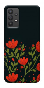 Чехол Червоний цвіт для Galaxy A32 5G