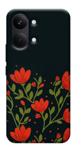 Чехол Червоний цвіт для Xiaomi Poco X8 Pro Max