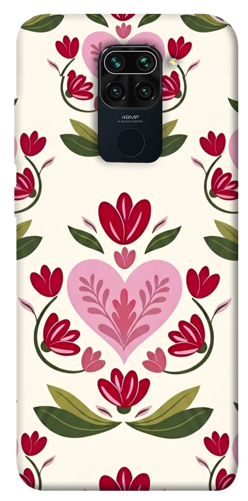 Чехол Квіткова любов для Xiaomi Redmi 10X
