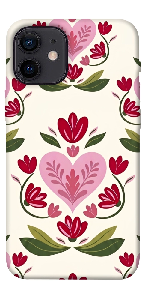 Чехол Квіткова любов для iPhone 12 mini