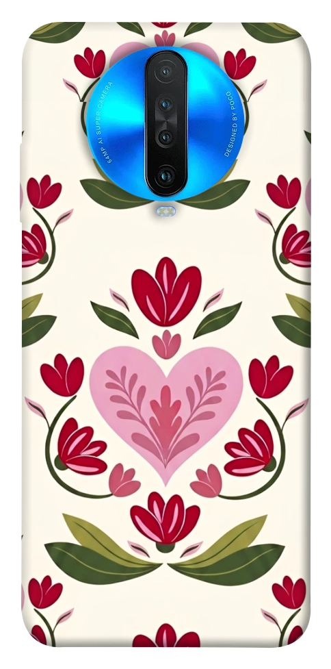 Чехол Квіткова любов для Xiaomi Redmi K30