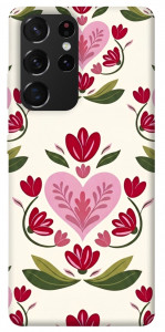 Чехол Квіткова любов для Galaxy S21 Ultra