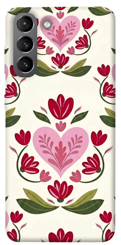 Чехол Квіткова любов для Galaxy S21