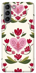 Чехол Квіткова любов для Galaxy S21