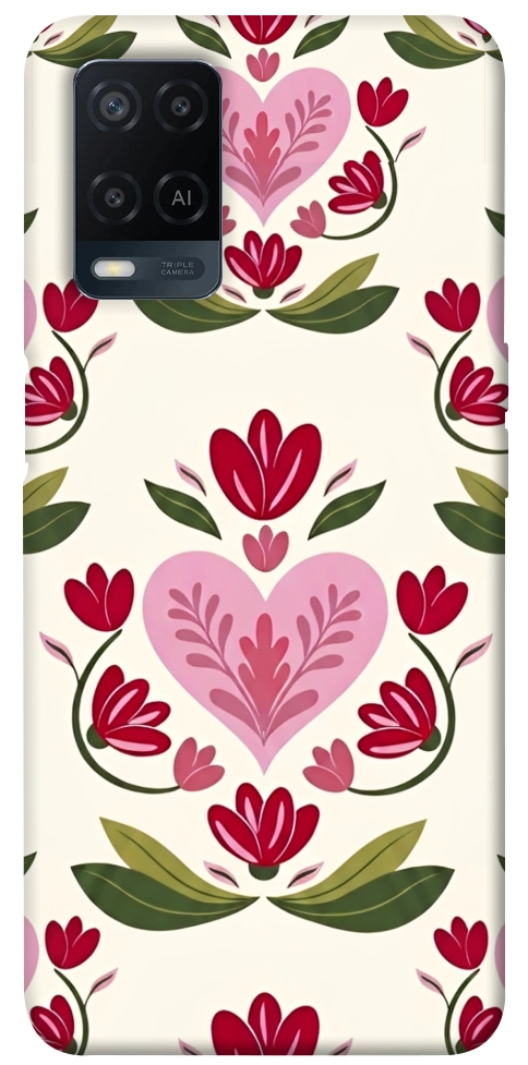 Чехол Квіткова любов для Oppo A54 4G
