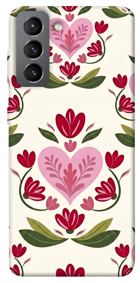 Чехол Квіткова любов для Galaxy S21 FE