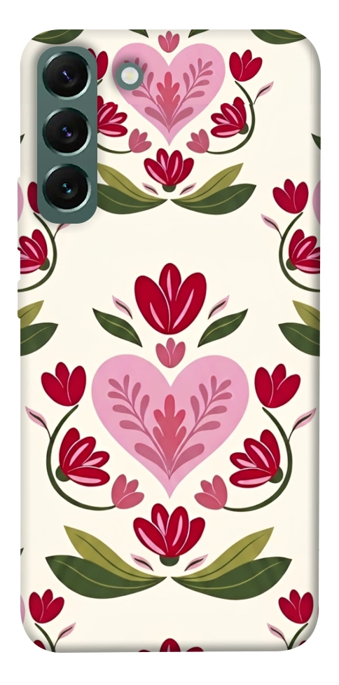 Чохол Квіткова любов для Galaxy S22+