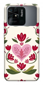 Чехол Квіткова любов для Xiaomi Redmi 10C