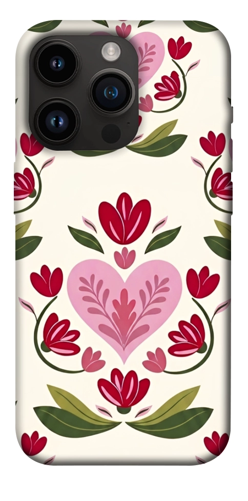 Чохол Квіткова любов для iPhone 14 Pro