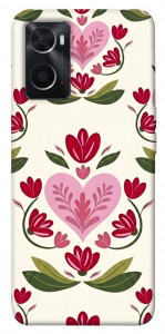 Чехол Квіткова любов для Oppo A76 4G