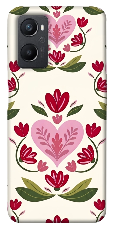 Чехол Квіткова любов для Oppo A96