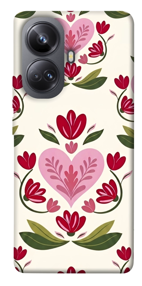 Чехол Квіткова любов для Realme 10 Pro+