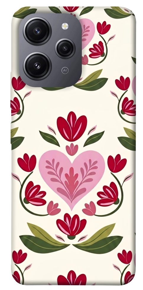 Чехол Квіткова любов для Xiaomi Redmi 12