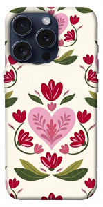 Чехол Квіткова любов для iPhone 15 Pro