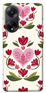 Чехол Квіткова любов для Oppo A58 4G