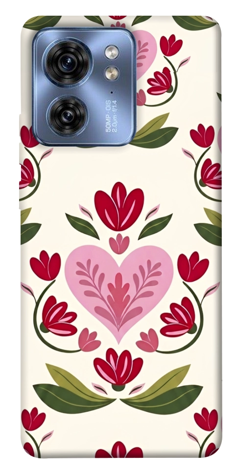 Чехол Квіткова любов для Motorola Edge 40