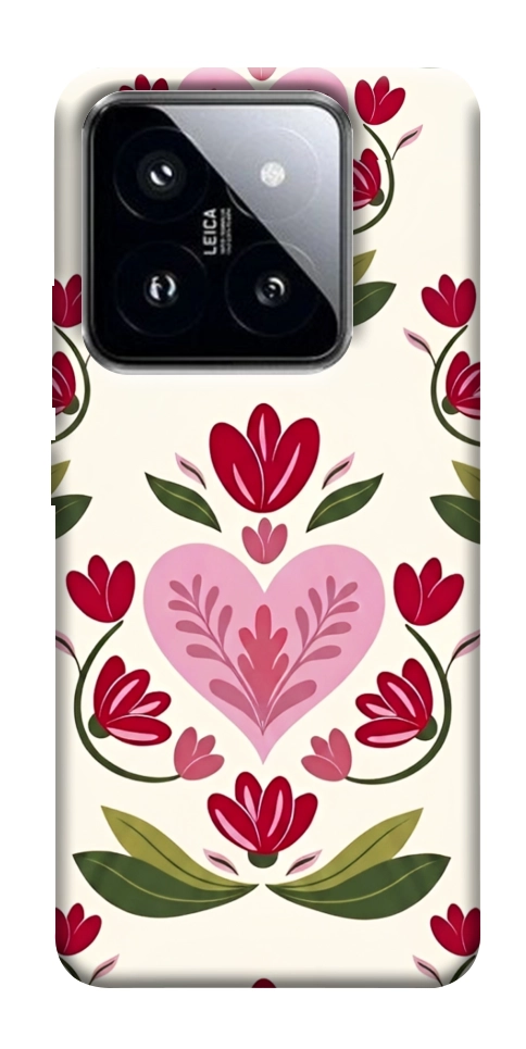 Чохол Квіткова любов для Xiaomi 14 Pro
