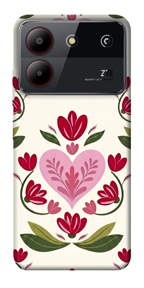 Чохол Квіткова любов для ZTE Blade A54 4G