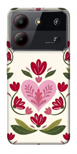 Чохол Квіткова любов для ZTE Blade A54 4G