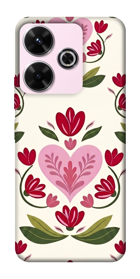 Чехол Квіткова любов для Xiaomi Redmi 13 4G