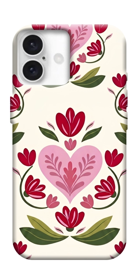 Чохол Квіткова любов для iPhone 16 Plus