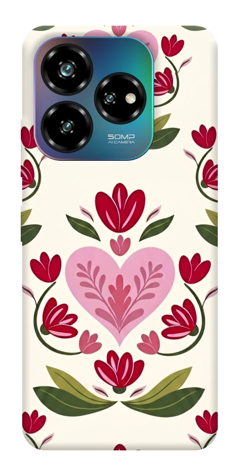 Чехол Квіткова любов для ZTE Nubia V60