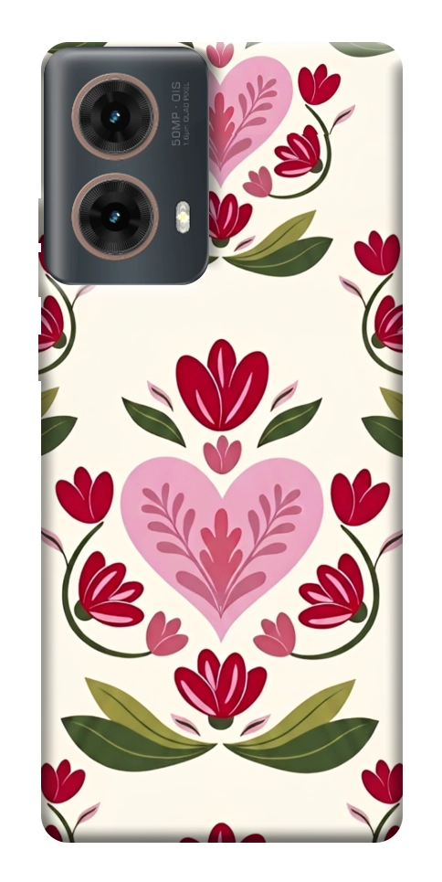 Чохол Квіткова любов для Motorola Moto G85