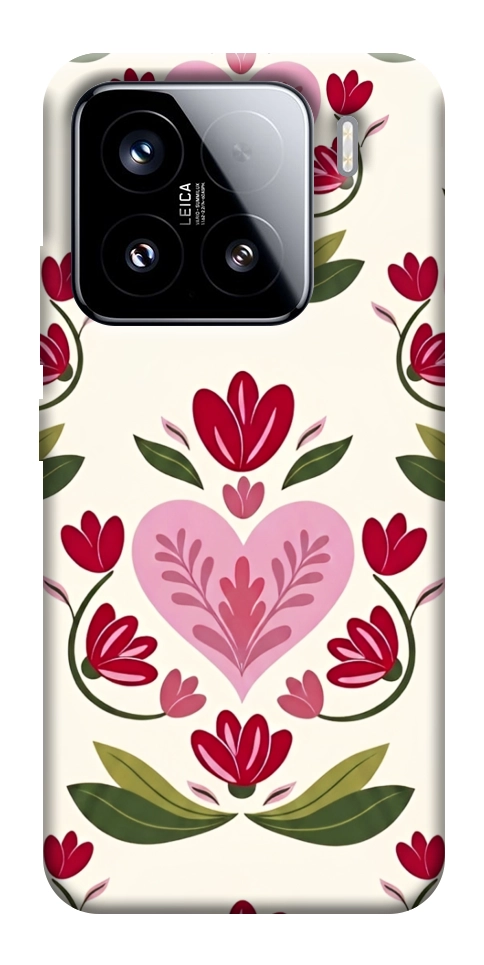 Чохол Квіткова любов для Xiaomi 15