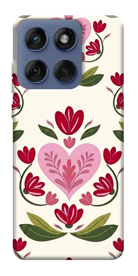 Чохол Квіткова любов для Motorola Edge 60 Fusion