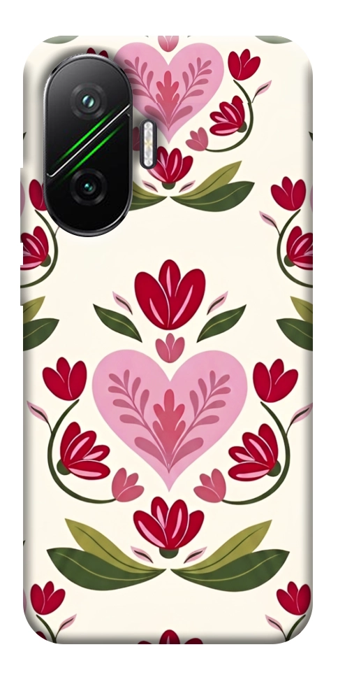 Чехол Квіткова любов для Xiaomi Poco F7