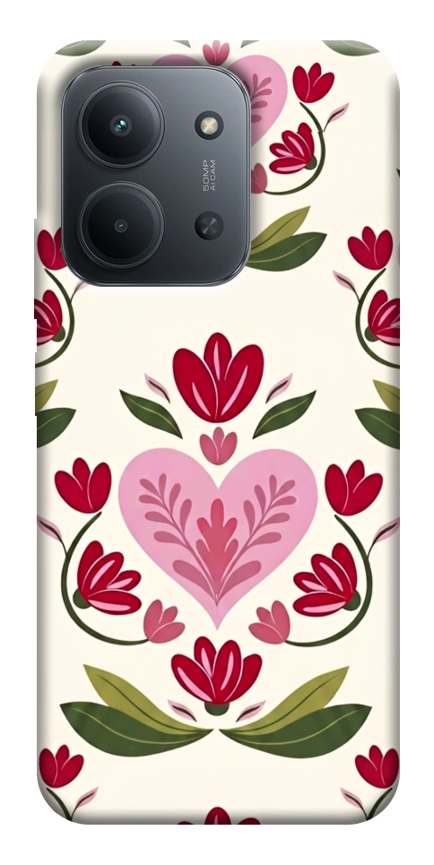 Чехол Квіткова любов для Xiaomi Redmi 15C (Europe version)