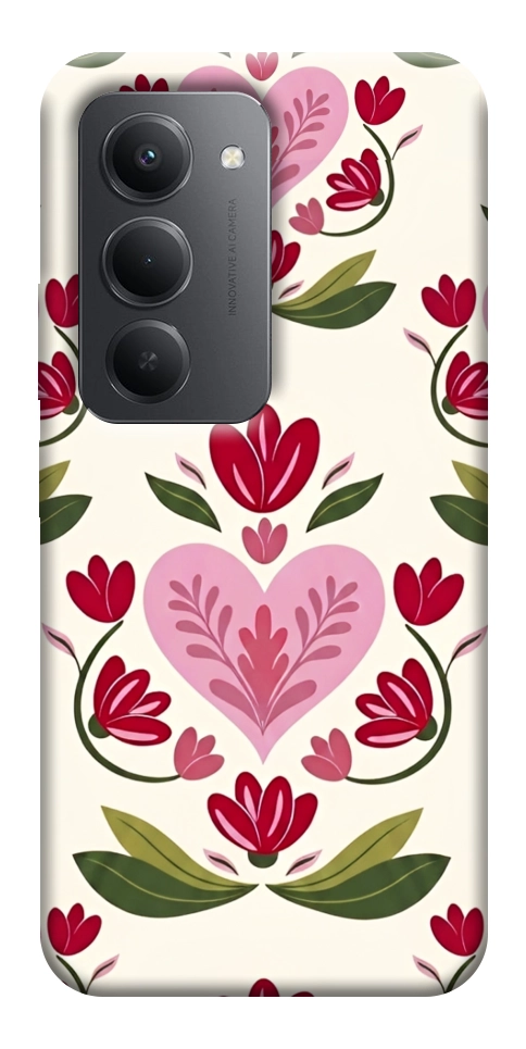 Чехол Квіткова любов для Xiaomi Redmi 15 (Europe version)