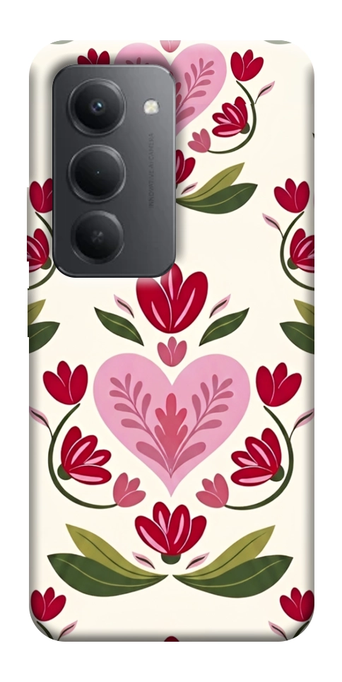 Чехол Квіткова любов для Xiaomi Redmi 15 (Global)