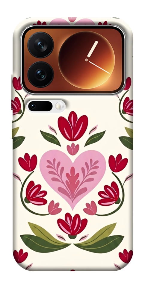 Чохол Квіткова любов для Xiaomi 17 Pro