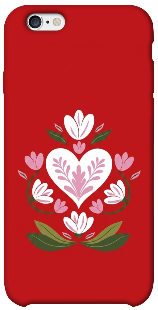 Чехол Квітуче серце для iPhone 6