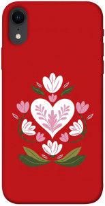 Чехол Квітуче серце для iPhone XR