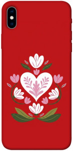 Чехол Квітуче серце для iPhone XS Max