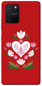 Чехол Квітуче серце для Galaxy S10 Lite (2020)
