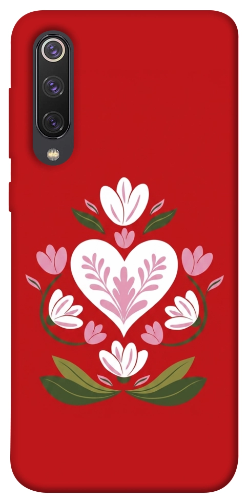 Чехол Квітуче серце для Xiaomi Mi 9 SE
