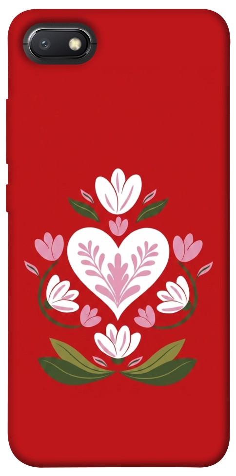 Чехол Квітуче серце для Xiaomi Redmi 6A