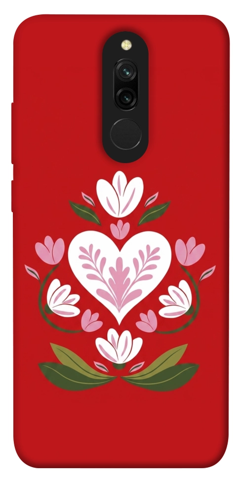 Чехол Квітуче серце для Xiaomi Redmi 8