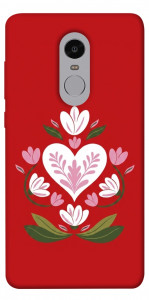 Чехол Квітуче серце для Xiaomi Redmi Note 4X