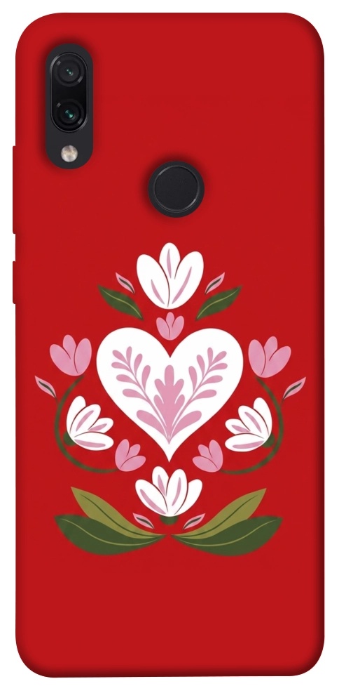 Чехол Квітуче серце для Xiaomi Redmi Note 7