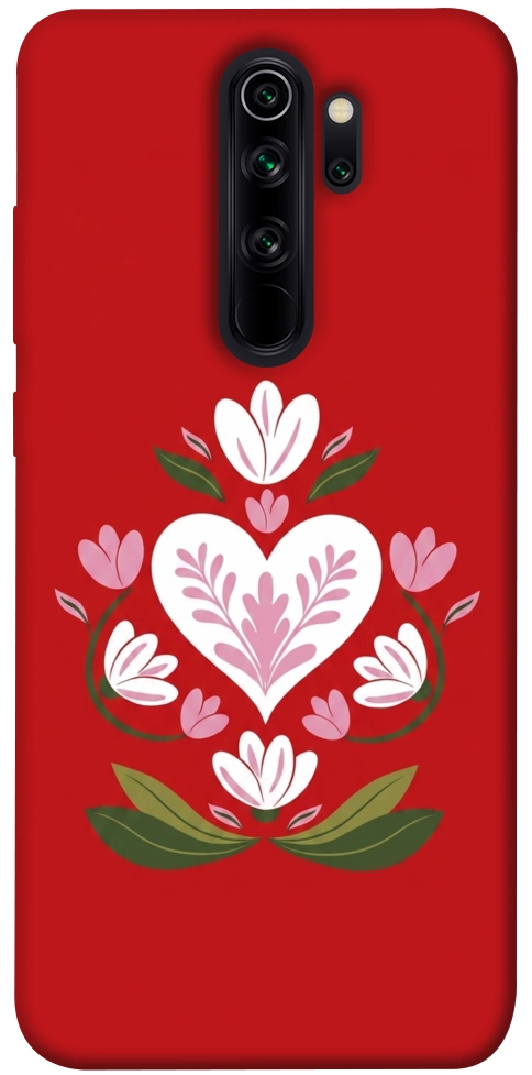 Чехол Квітуче серце для Xiaomi Redmi Note 8 Pro