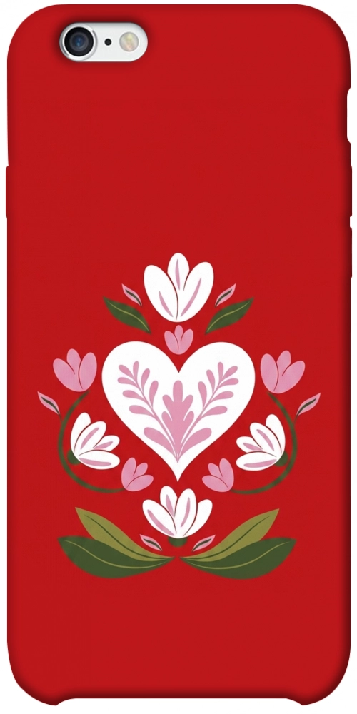 Чехол Квітуче серце для iPhone 6S Plus