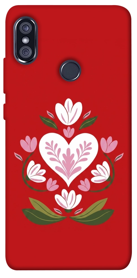 Чохол Квітуче серце для Xiaomi Redmi Note 5 (Dual Camera)