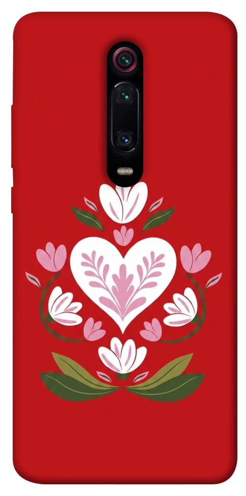 Чехол Квітуче серце для Xiaomi Mi 9T